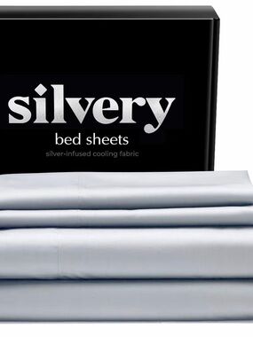 Silver Jeans Silver Cooling Bed Sheets